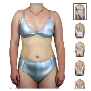 Hoaka holographic bikini set